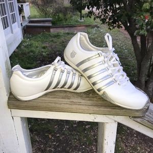 K Swiss White Tennis shoes